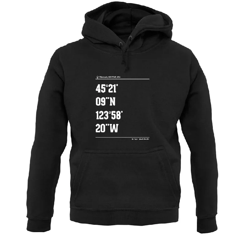 Surfing Coordinates Capelookout Unisex Hoodie