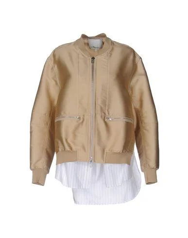 3.1 Phillip Lim Women Jacket Sand 6 UK Print Jacket Jacquard Jacket Patchwork Jacket 3.1 Phillip Lim Women Jacket Sand 6 UK Print Jacket Jacquard Jacket Patchwork Jacket