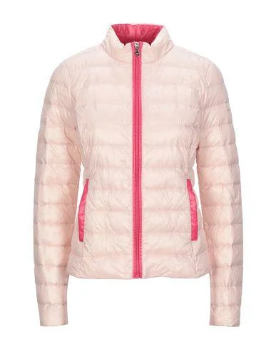 Patrizia Pepe Women Synthetic Down Jacket Pink 10 UK Notch Collar Peter Pan Collar Cowl Neck Patrizia Pepe Women Synthetic Down Jacket Pink 10 UK Notch Collar Peter Pan Collar Cowl Neck