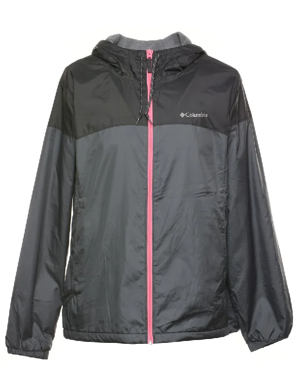 Columbia Grey Zip-Front Jacket - L