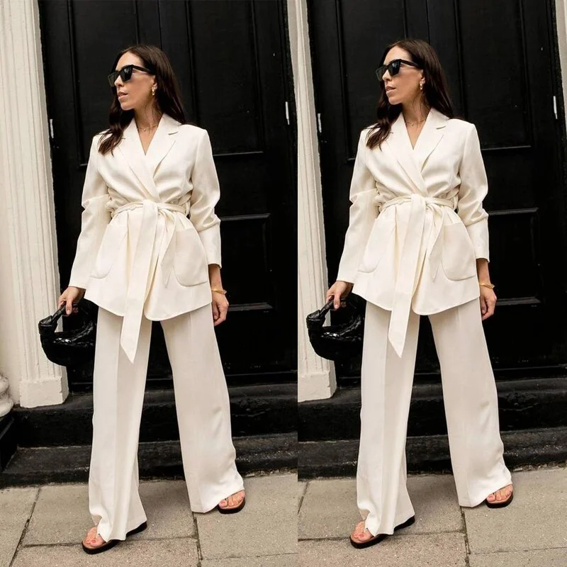 Ivory Street Power Suits For Women Wedding Guests Wear Crop Top Business Formal Tuxedos 2 Piece Office Plus Size (Jacket+Pants) Plaid Jacket Tartan Jacket Houndstooth Jacket Ivory Street Power Suits For Women Wedding Guests Wear Crop Top Business Formal Tuxedos 2 Piece Office Plus Size (Jacket+Pants) Plaid Jacket Tartan Jacket Houndstooth Jacket