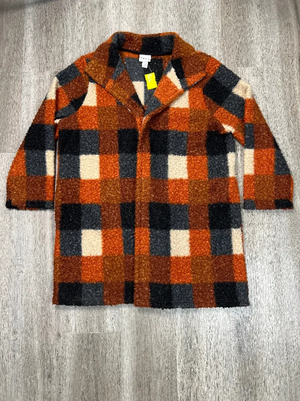 Jacket Faux Fur & Sherpa By Ava & Viv In Plaid Pattern, Size: 1x Fleece Jacket Down Jacket Feather Jacket Jacket Faux Fur & Sherpa By Ava & Viv In Plaid Pattern, Size: 1x Fleece Jacket Down Jacket Feather Jacket