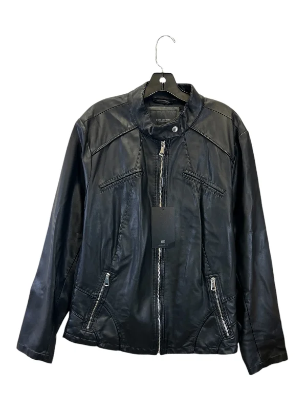 Jacket Moto By Marc New York In Black, Size: 2x Satin Jacket Silk Jacket Chiffon Jacket Jacket Moto By Marc New York In Black, Size: 2x Satin Jacket Silk Jacket Chiffon Jacket