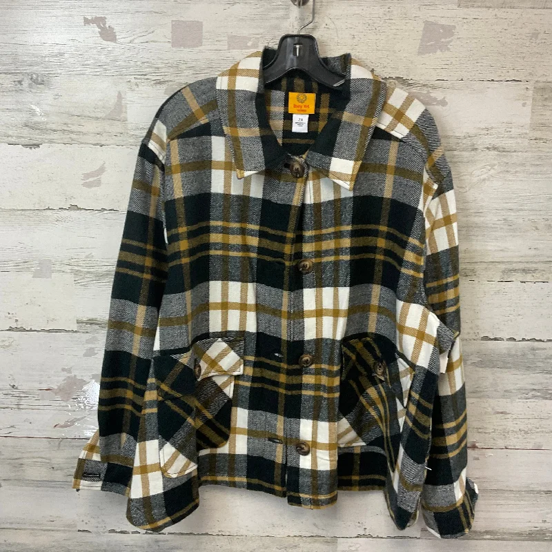 Jacket Shirt By Ruby Rd In Green, Size: 2x Elasticated Jacket Padded Jacket Insulated Jacket Jacket Shirt By Ruby Rd In Green, Size: 2x Elasticated Jacket Padded Jacket Insulated Jacket