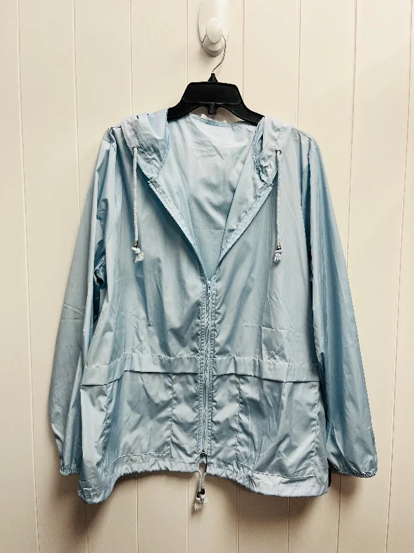 Jacket Windbreaker By hount - In Blue, Size: 2x Jersey Jacket Tulle Jacket Batik Jacket Jacket Windbreaker By hount - In Blue, Size: 2x Jersey Jacket Tulle Jacket Batik Jacket