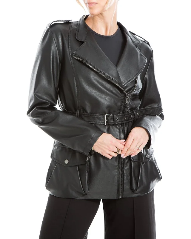 Max Studio Leatherette Jacket