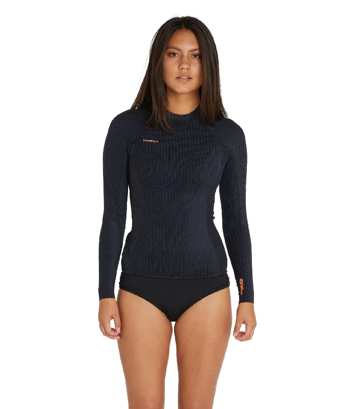 O'Neill Womens HyperFreak Long Sleeve Wetsuit Jacket Belted Jacket Elasticated Jacket Padded Jacket O'Neill Womens HyperFreak Long Sleeve Wetsuit Jacket Belted Jacket Elasticated Jacket Padded Jacket