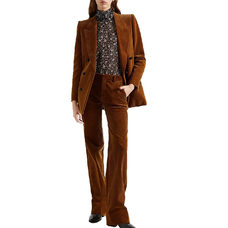 Women Sets Warm Corduroy Thick Tuxedos Evening Party Blazer Formal Wear For Wedding (Jacket+Pants) Cardigan Sweater Pullover Women Sets Warm Corduroy Thick Tuxedos Evening Party Blazer Formal Wear For Wedding (Jacket+Pants) Cardigan Sweater Pullover
