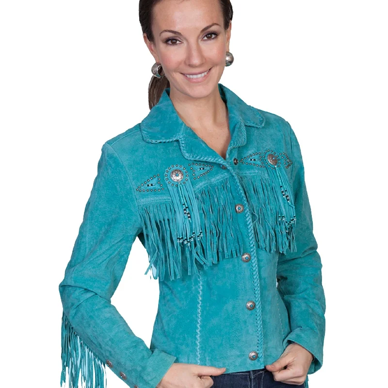 Turquoise Fringe & Beaded Suede Jacket at Bourbon Cowgirl Faux Fur Jacket Real Fur Jacket Shearling Jacket Turquoise Fringe & Beaded Suede Jacket at Bourbon Cowgirl Faux Fur Jacket Real Fur Jacket Shearling Jacket