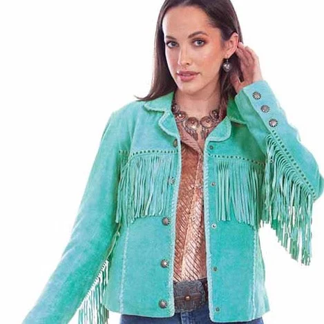 Turquoise Suede Fringe Jacket at Bourbon Cowgirl Print Jacket Jacquard Jacket Patchwork Jacket Turquoise Suede Fringe Jacket at Bourbon Cowgirl Print Jacket Jacquard Jacket Patchwork Jacket