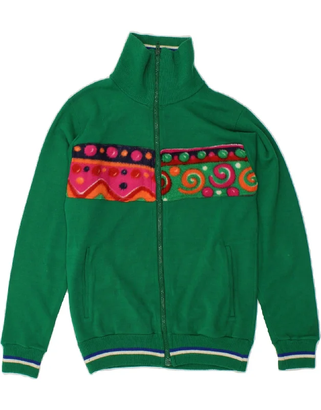 VINTAGE Womens Tracksuit Top Jacket UK 12 Medium Green Insulated Jacket Fitted Jacket Loose Jacket VINTAGE Womens Tracksuit Top Jacket UK 12 Medium Green Insulated Jacket Fitted Jacket Loose Jacket