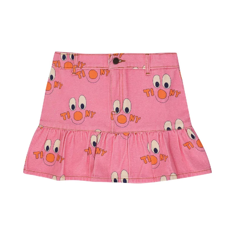 Clowns Skirt by Tinycottons belted skirt waist