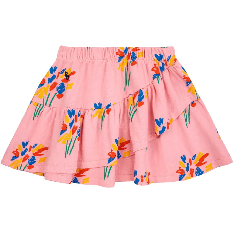 Fireworks All Over Ruffle Skirt by Bobo Choses wool skirt warm