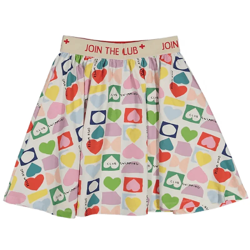 Hearts Circle Skirt by Beau Loves a-line skirt cut