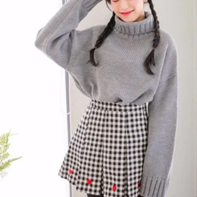 plaid skirt
