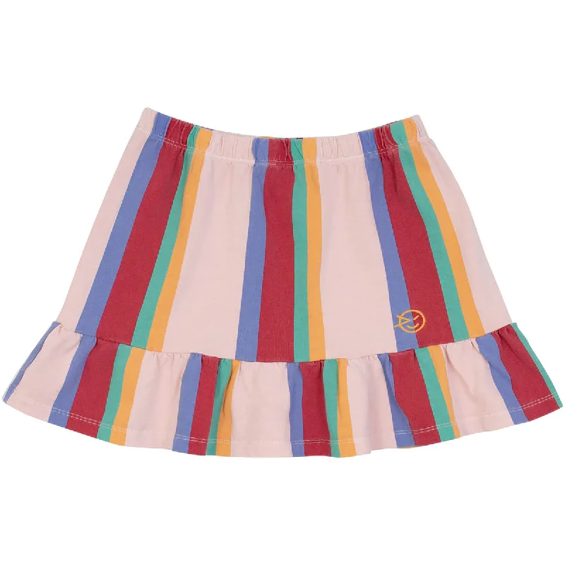 Mini Skirt in Fantastic Stripe by Wynken boho skirt vibe