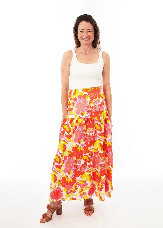 Samana Skirt - Falconer Sunburst cashmere skirt soft