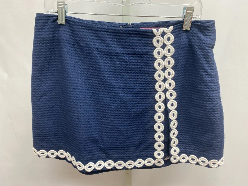 Size 6 Lilly Pulitzer Navy Skirt summer skirt style