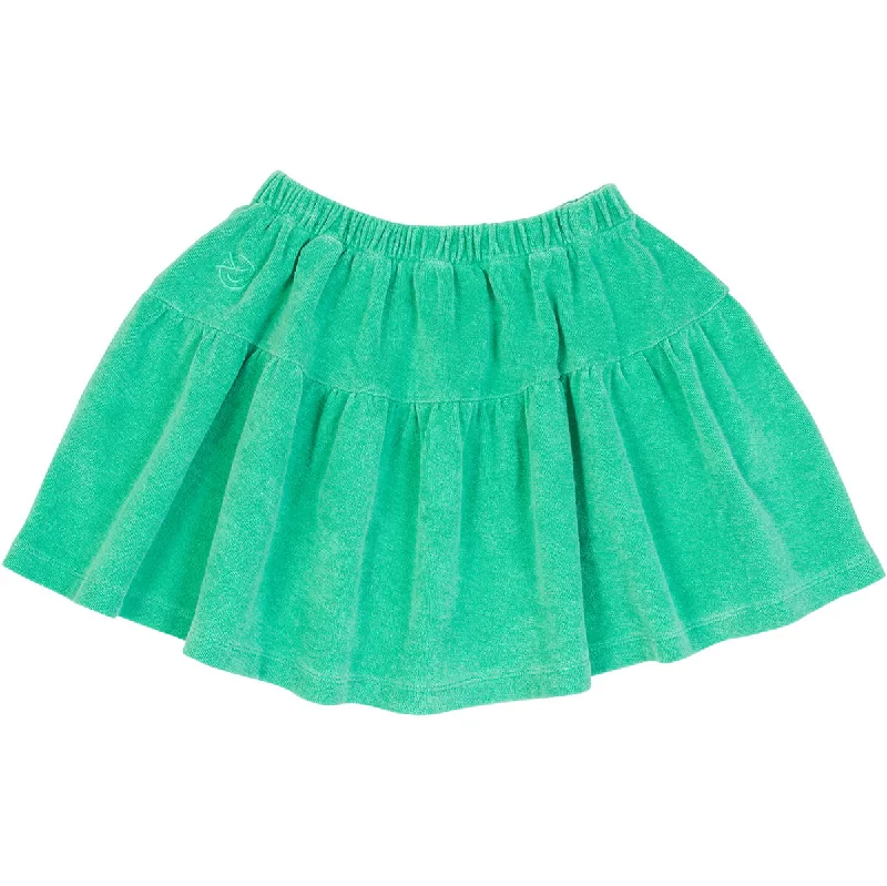 Tacco Layer Skirt in Sail Green by Wynken floral skirt print