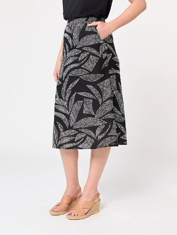Tasia Skirt silk skirt lustrous