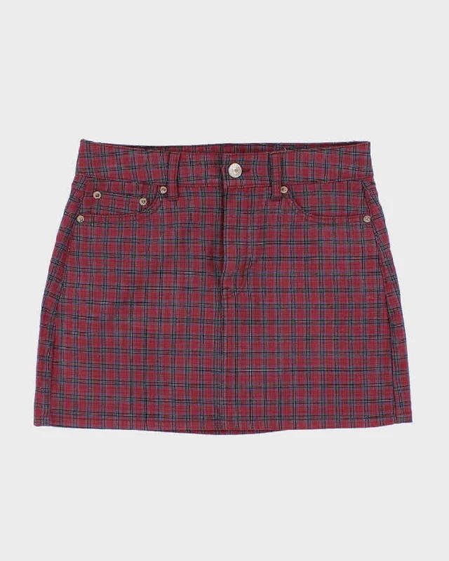 American Eagle Plaid Miniskirt - S