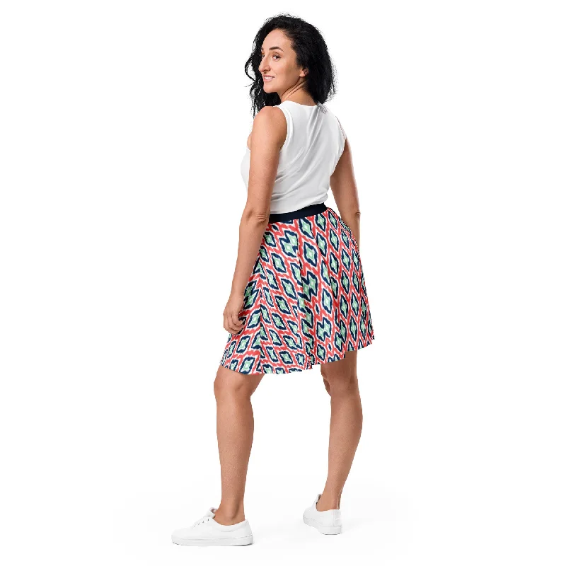 ATLAS PATTERN 4 Women's Skater Skirt