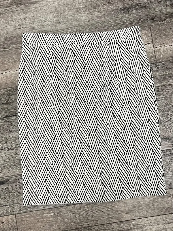 BR ZIGZAG STRETCH PENCIL SKIRT