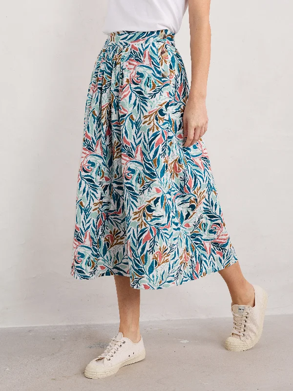 Sea Salt - Cliff Road Skirt II - Kelp Forest Chalk