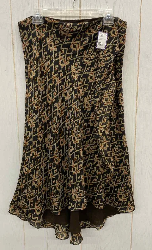 Ralph Lauren Brown Womens Size 14 Skirt