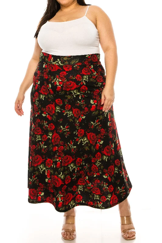 Floral Black Red 2