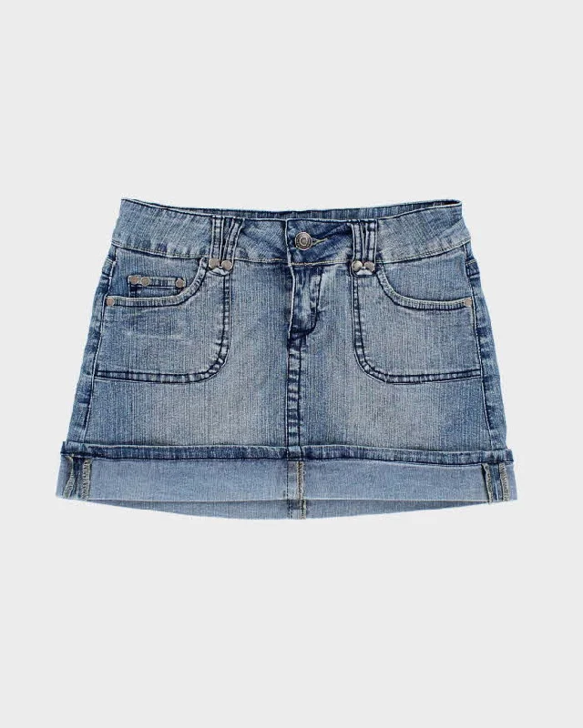 Women's Vintage 00s Denim Mini Skirt - S