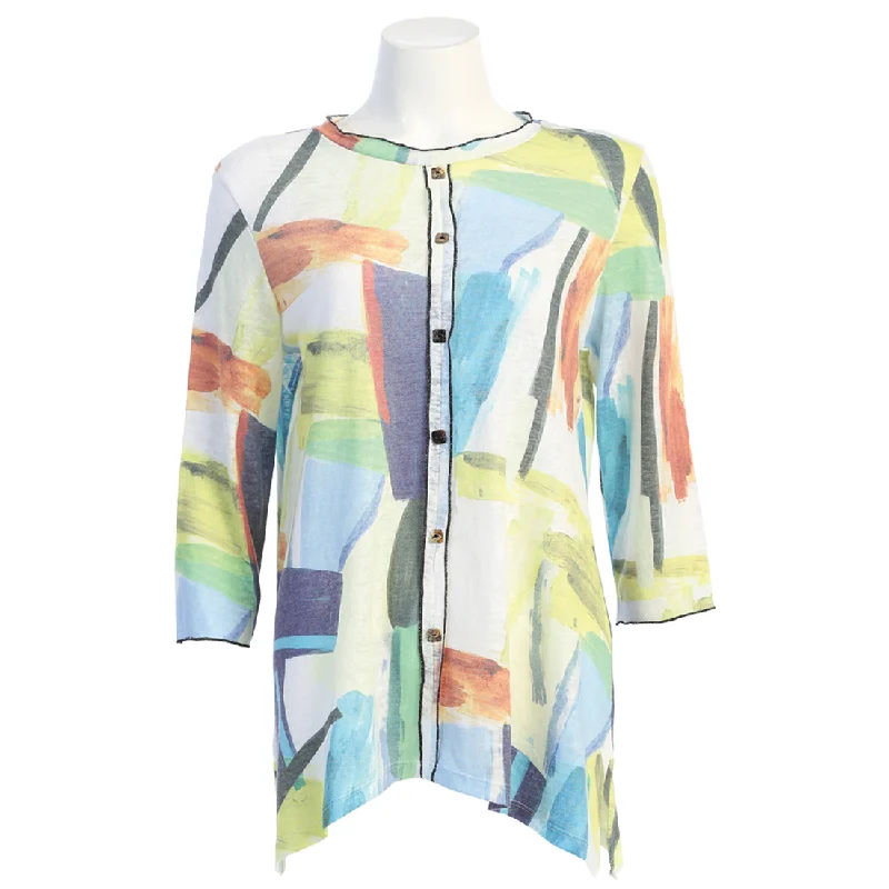 Jess & Jane "Palette" Sweater Knit Tunic - LG5-1599 - L & XL Only Lightweight Heavyweight Midweight