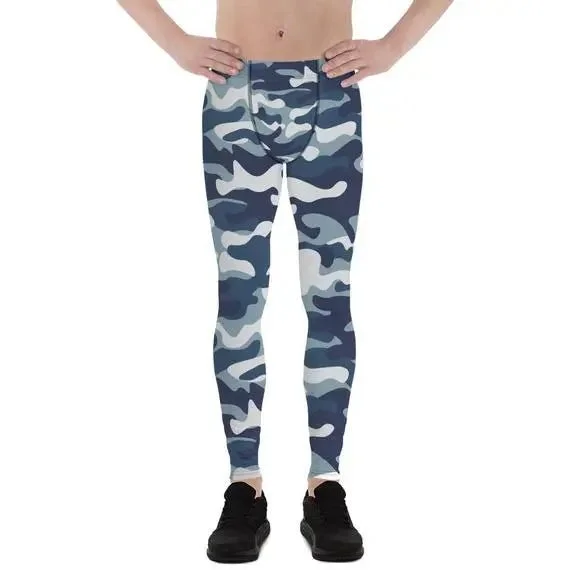 Urban Camo Army Pattern Men's Leggings | UPF 40, Moisture-Wicking Stylish Ankle-Length Leggings Urban Camo Army Pattern Men's Leggings | UPF 40, Moisture-Wicking Stylish Ankle-Length Leggings
