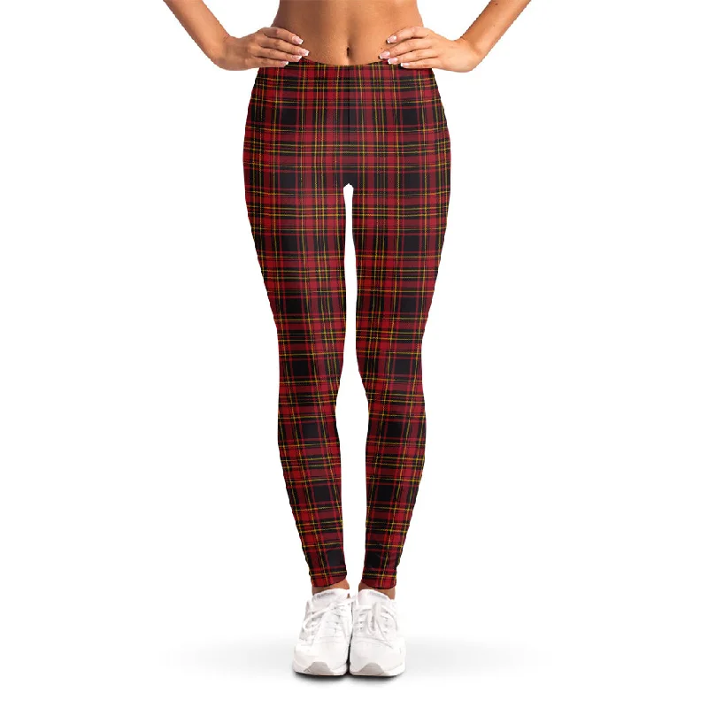 Red And Yellow Tartan Pattern Print Women's Leggings Trendy Cut-Out Activewear Leggings Red And Yellow Tartan Pattern Print Women's Leggings Trendy Cut-Out Activewear Leggings