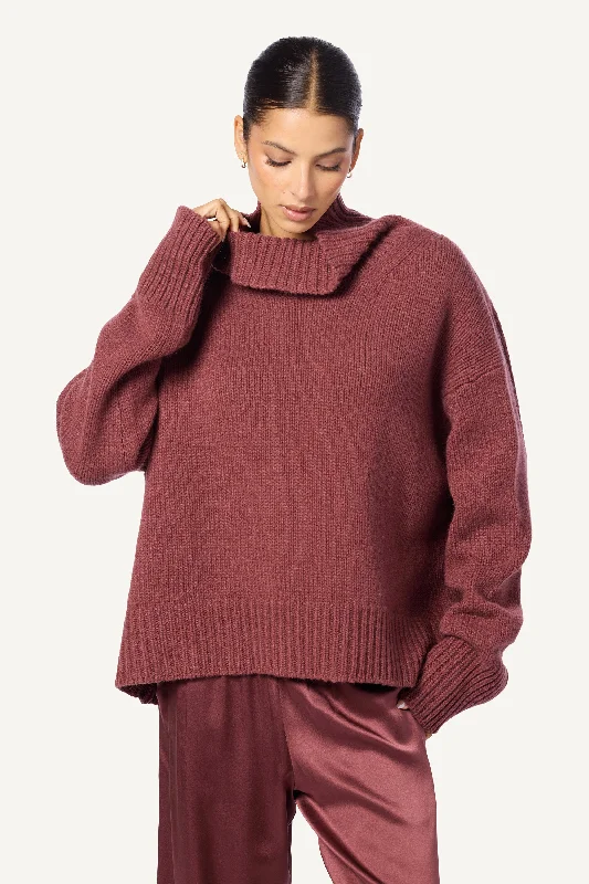 SCARLETT CASHMERE TURTLENECK SWEATER | CIMARRON