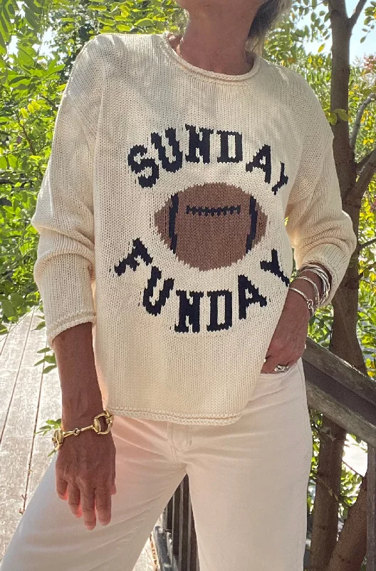 Sunday Funday Football Rollneck Sweater