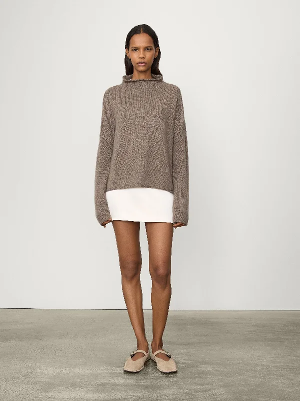 The Sandy Sweater Polka Dot Checkered Tartan