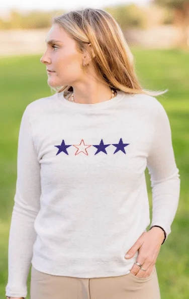 TKEQ- Sweater 4 Star Ash Nylon Fabric Polyester Fabric Spandex Fabric