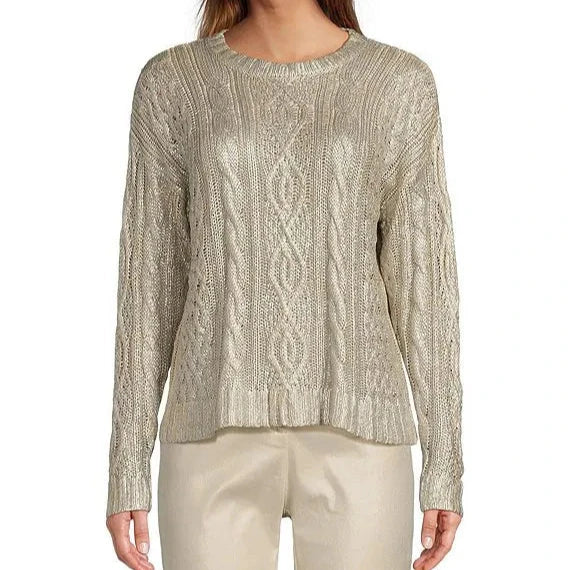 Weylan Sweater Top Sequined Glittery Shiny