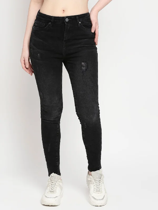 Spykar Black Lycra Super Skinny Ankle Length Jeans For Women (Alexa) Stylish Plus Size Denim Jeans Spykar Black Lycra Super Skinny Ankle Length Jeans For Women (Alexa) Stylish Plus Size Denim Jeans