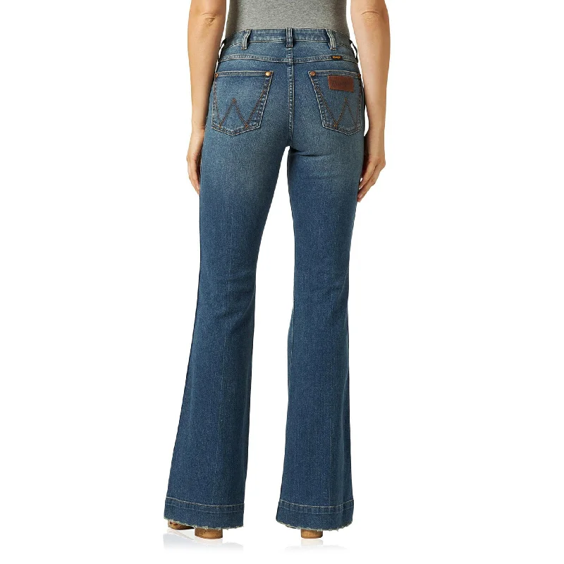 Wrangler Women's Shelby High-Rise Trouser Jeans