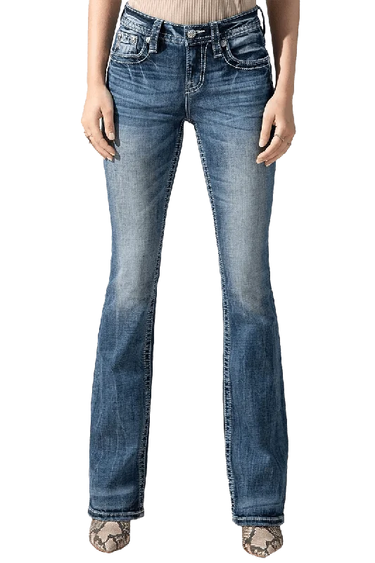 Miss Me Women's Sky Aztec Bootcut Jeans