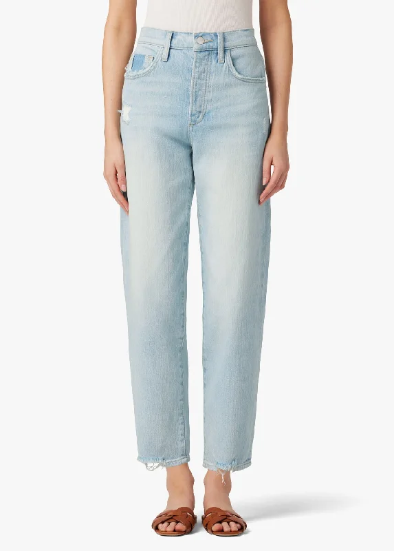 Joes Jeans The Stellie High Rise Barrel Leg Vintage Stretch Stand Tall Trendy Wide-Leg High-Waist Denim