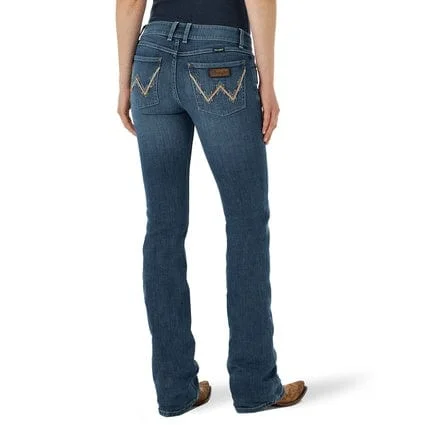 Wrangler Jeans Womens Mid Rise Mae Bootcut - Plus Sizes Elegant Dark-Wash Bootcut Jeans Wrangler Jeans Womens Mid Rise Mae Bootcut - Plus Sizes Elegant Dark-Wash Bootcut Jeans